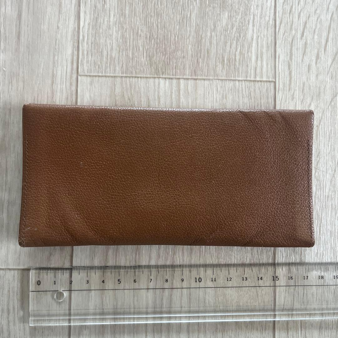 YSL ブラウンレザー 長財布
