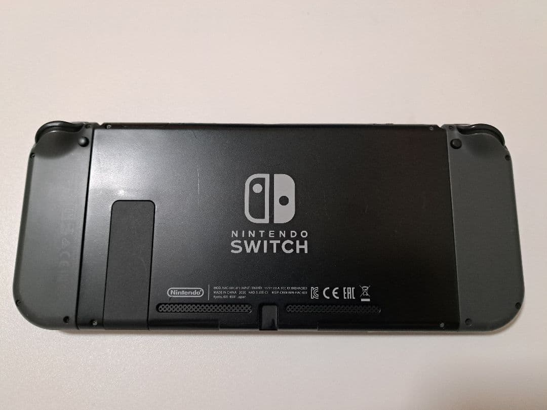 Nintendo Switch 本体 グレー バッテリー強化版 ジャンク ドック