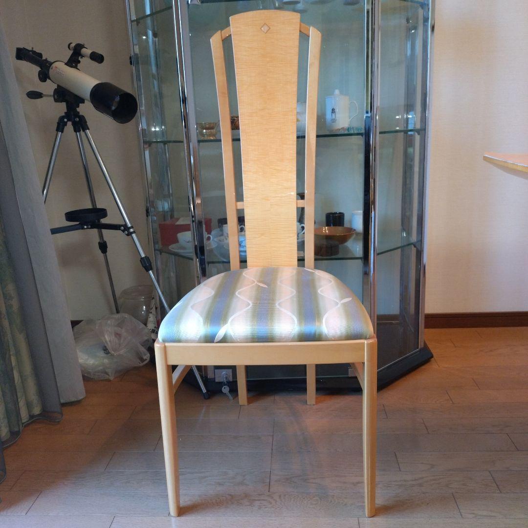 松創 マツソウ IDC 大塚家具 シカモアメープル ダイニングチェア 1脚