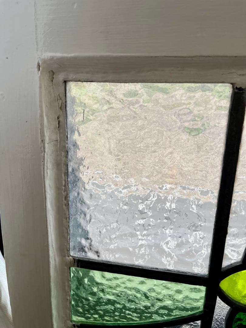 アンティークステンドグラス　窓