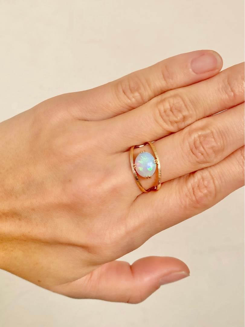 ♡理楽♡　オーダー　オパールデザインリング