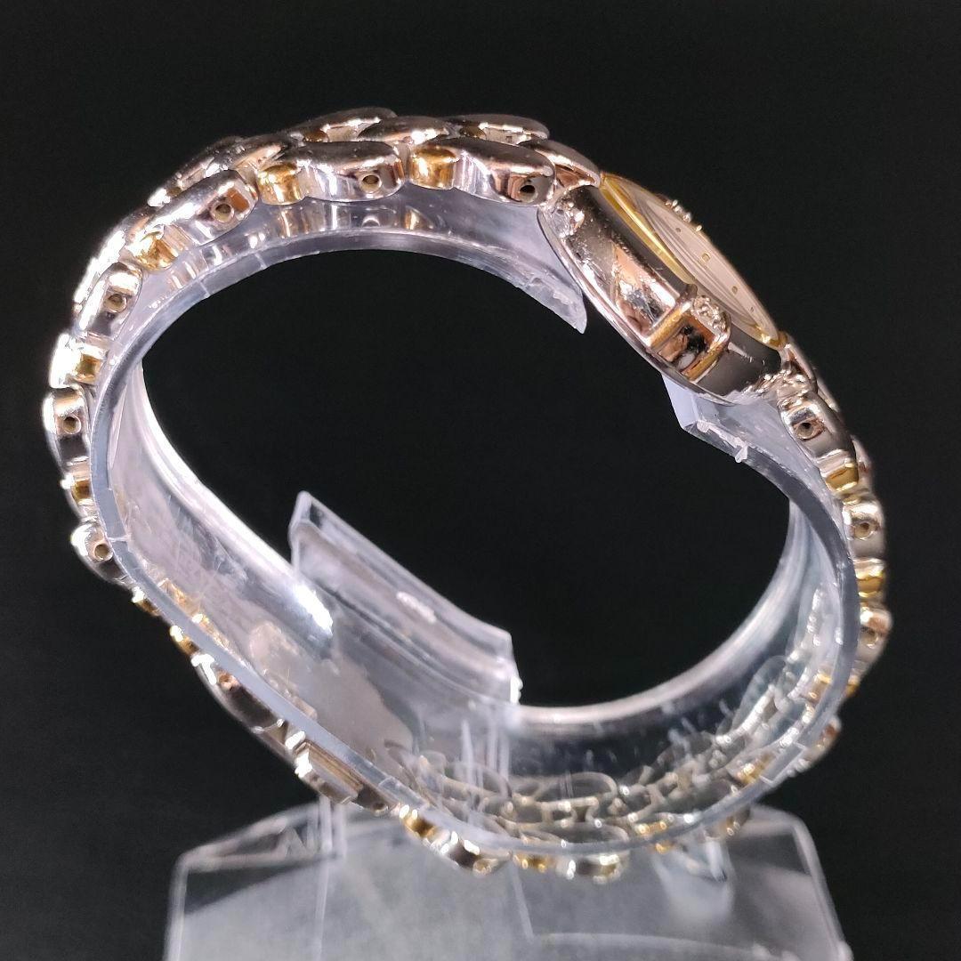 極美品　SEIKO　セイコー　エクセリーヌ　1F21　ホワイト　ダイヤ　2P