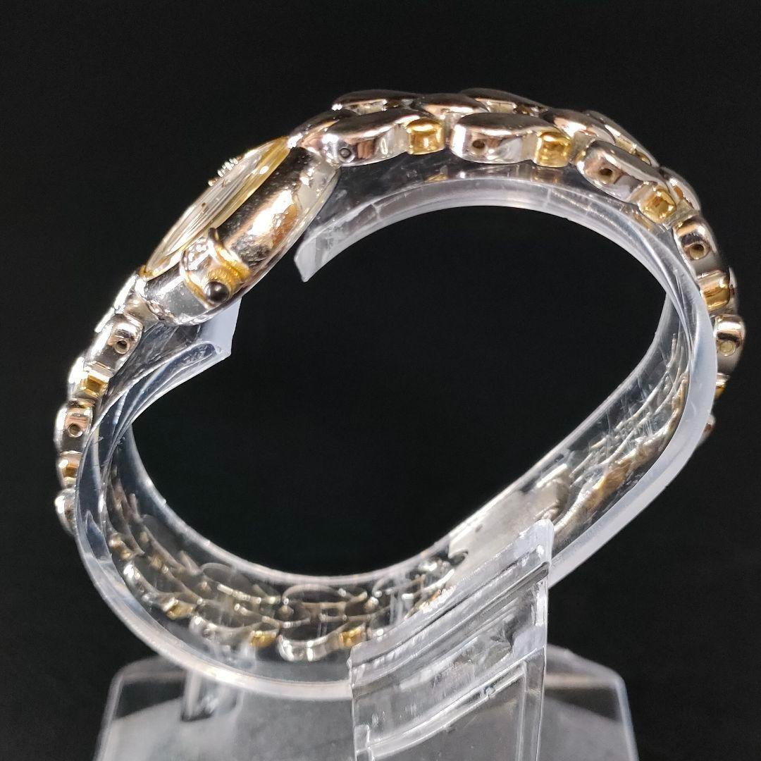 極美品　SEIKO　セイコー　エクセリーヌ　1F21　ホワイト　ダイヤ　2P