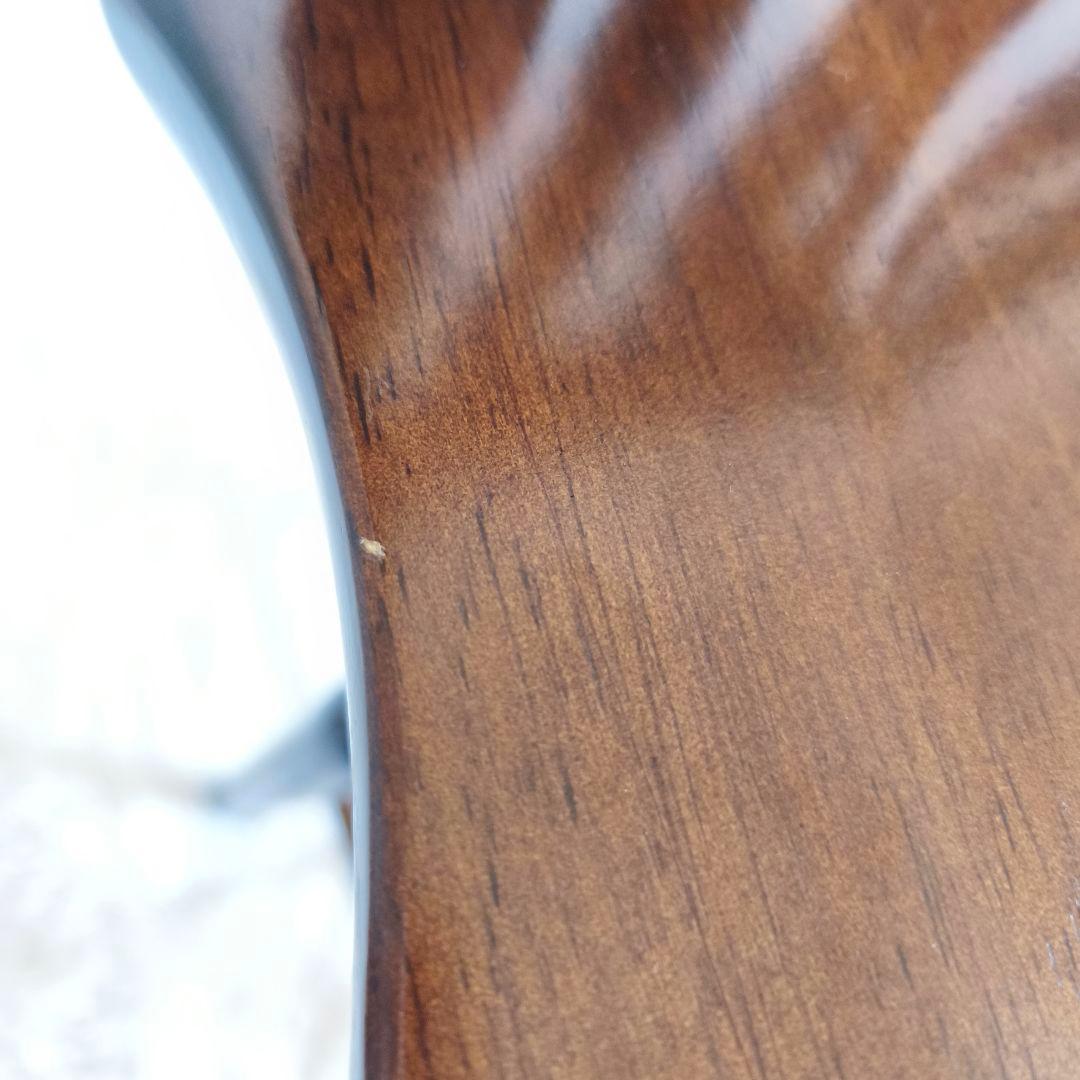 【未使用に近い】オールドカリモク　カウンター　ハイチェア　回転式