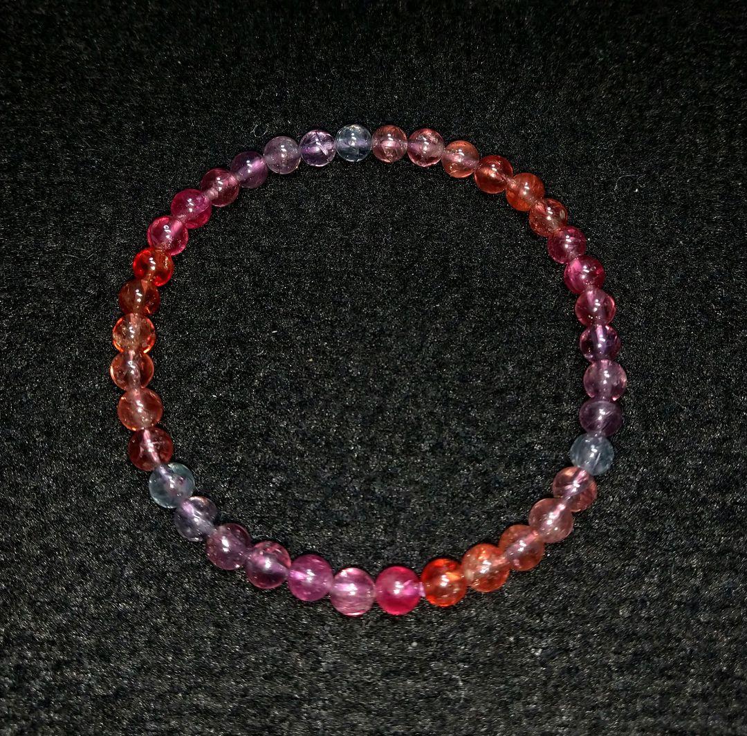 専用【極上,小粒】レインボーカラースピネル　ブレスレット　美品　希少　天然