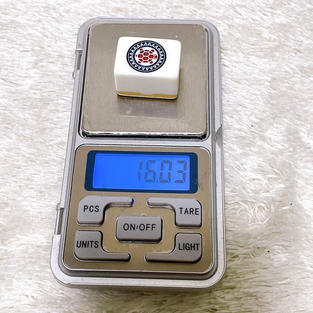 字牌シュリンク付き 任天堂 役満 特重 麻雀牌 背黄色 竹牌風 亀牌 ダイヤ牌