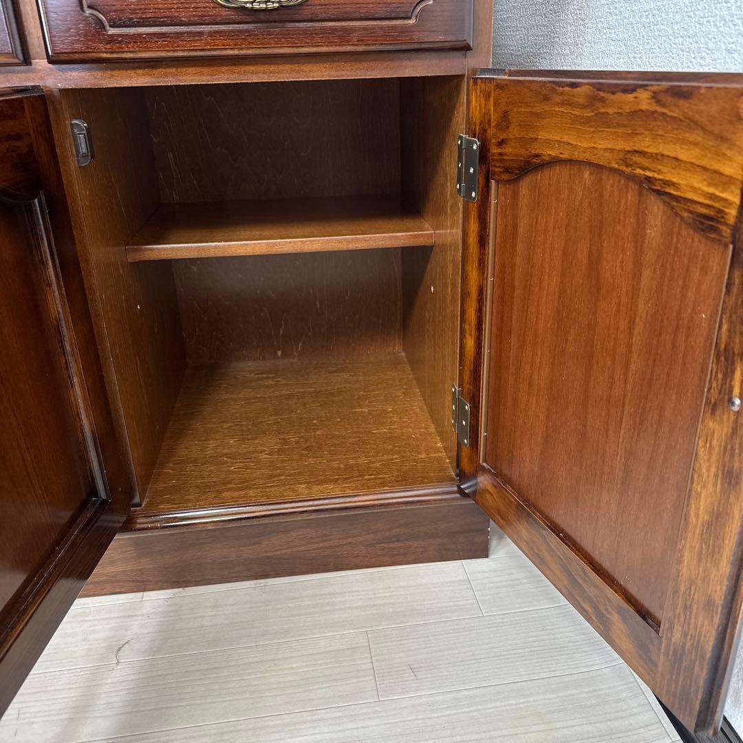 カリモク コロニアル カップボード 食器棚 ガラスキャビネット i1※