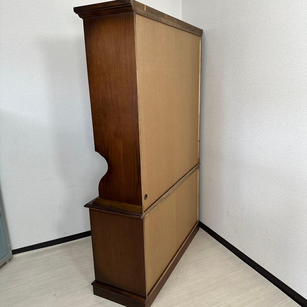 カリモク コロニアル カップボード 食器棚 ガラスキャビネット i1※