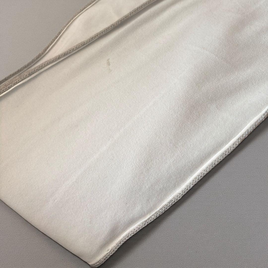 MONCLER マフラー ウール100% グレー 裏フリース付 やや傷あり