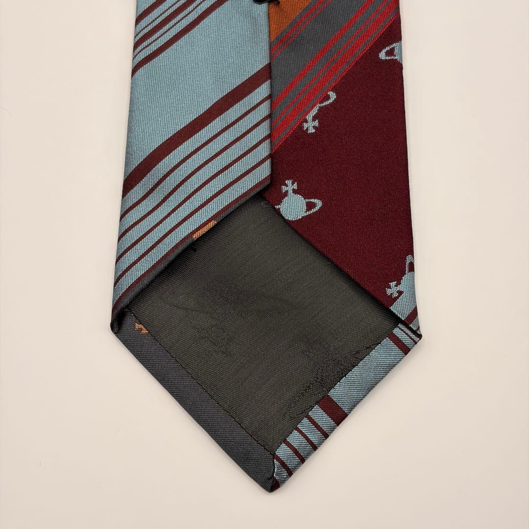【美品✨】Vivienne Westwood ネクタイ オーブ ストライプ