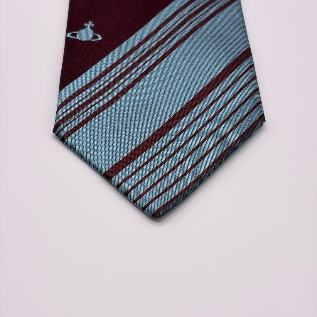 【美品✨】Vivienne Westwood ネクタイ オーブ ストライプ