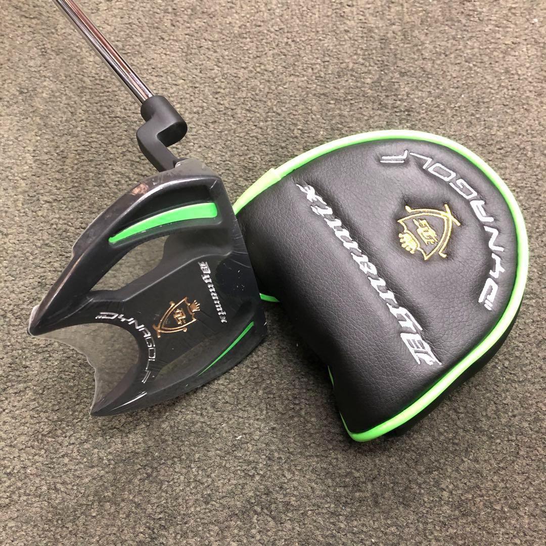 【左 レフティ】極太グリップと大型ヘッドが安定感抜群の ダイナミクス パター