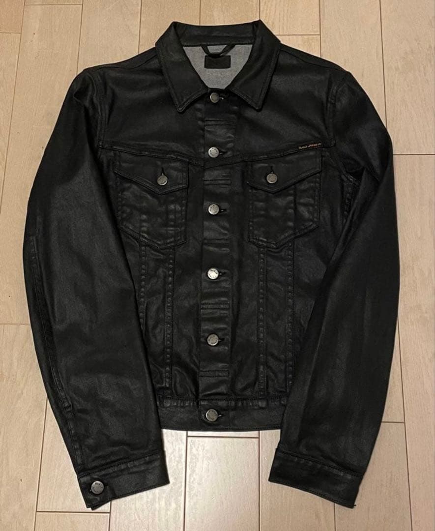 Nudie Jeans Co. Perry ブラックデニムジャケット