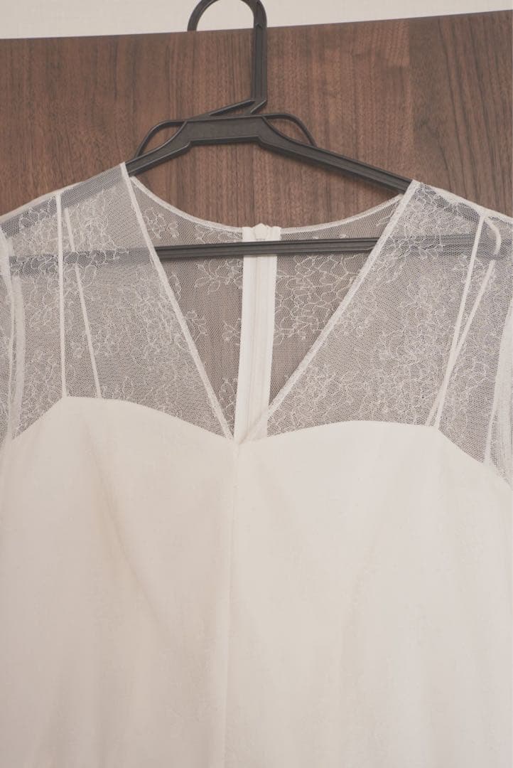 kaene レース×シフォンドレス　2025 使用回数1回2h size 36