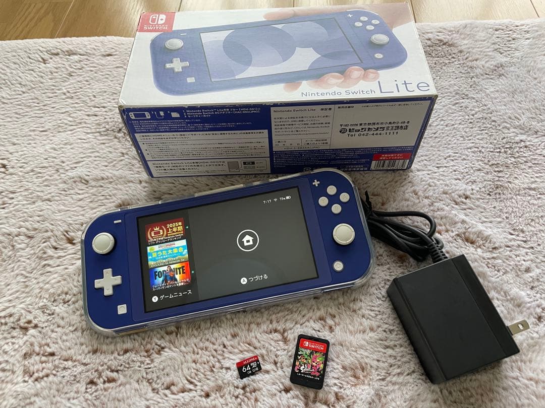 ニンテンドー スイッチライト スプラトゥーン2 64GB microSD 付き