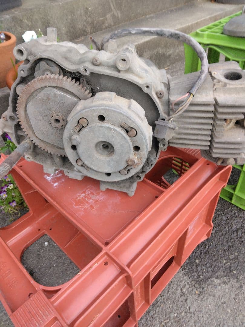 ホンダ90ccバイク用エンジン 空冷タイプ 使用感あり