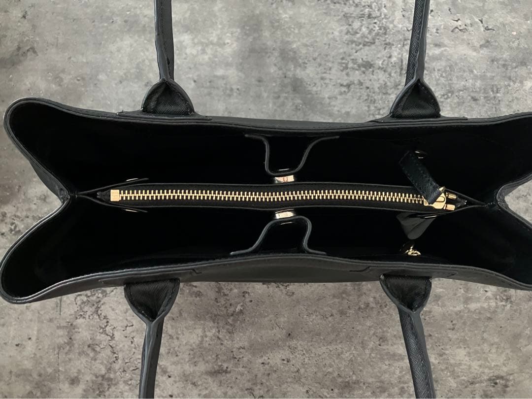 【美品✨オールレザー/A4サイズ】アニエスベー　トートバッグ　ビジネス　黒