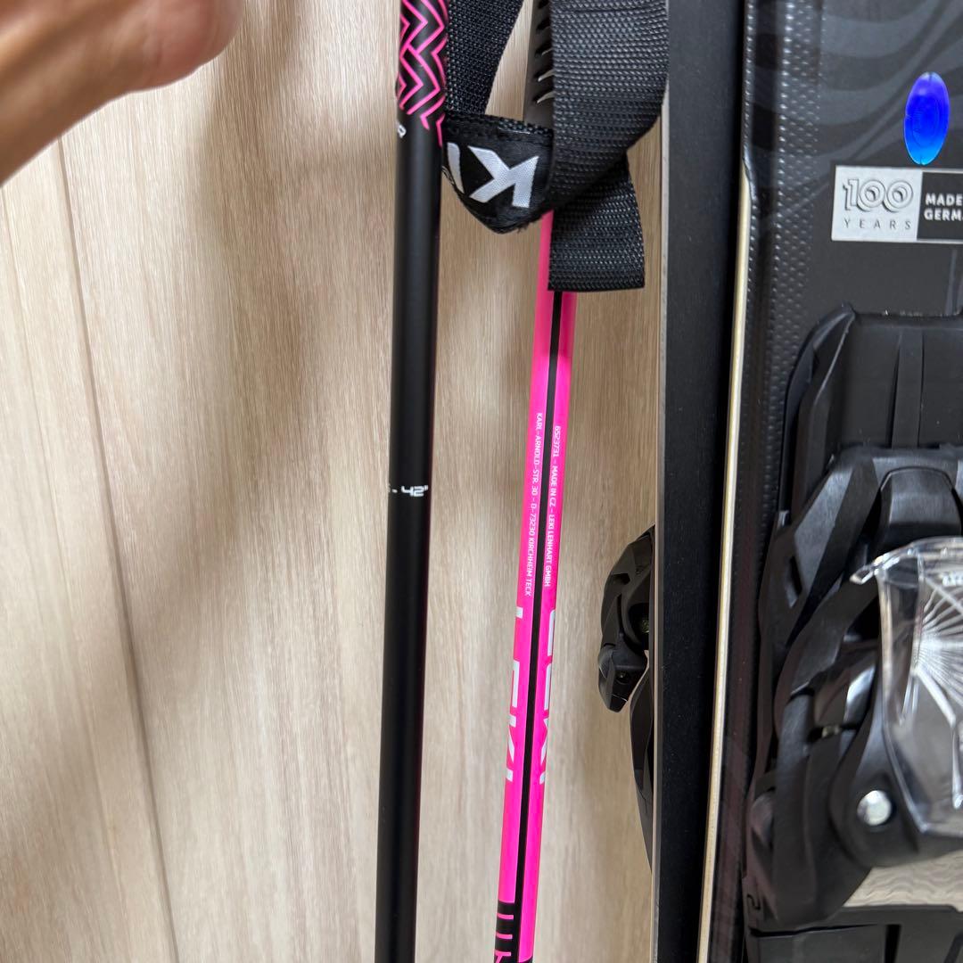 1日使用 VOLKL FLAIR 72 144cm + LEKI ストック