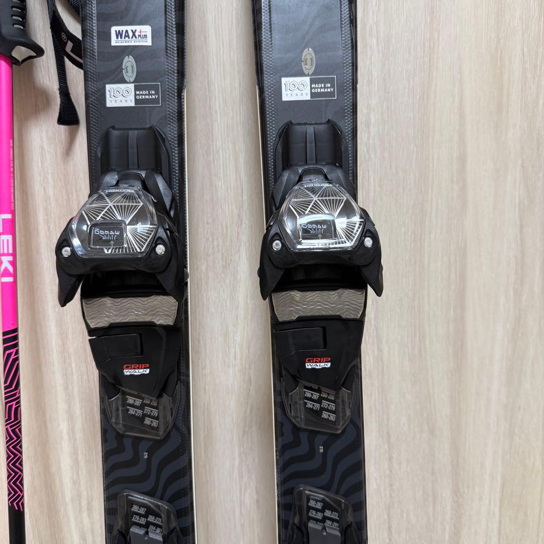 1日使用 VOLKL FLAIR 72 144cm + LEKI ストック