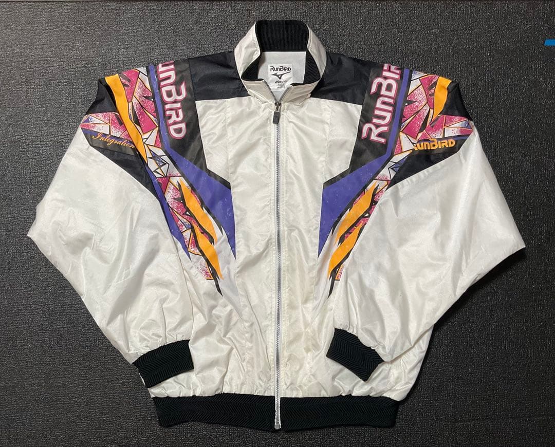 90sRunBird 人気絶頂期の明大ラグビーモデルウインドブレーカー上下XL