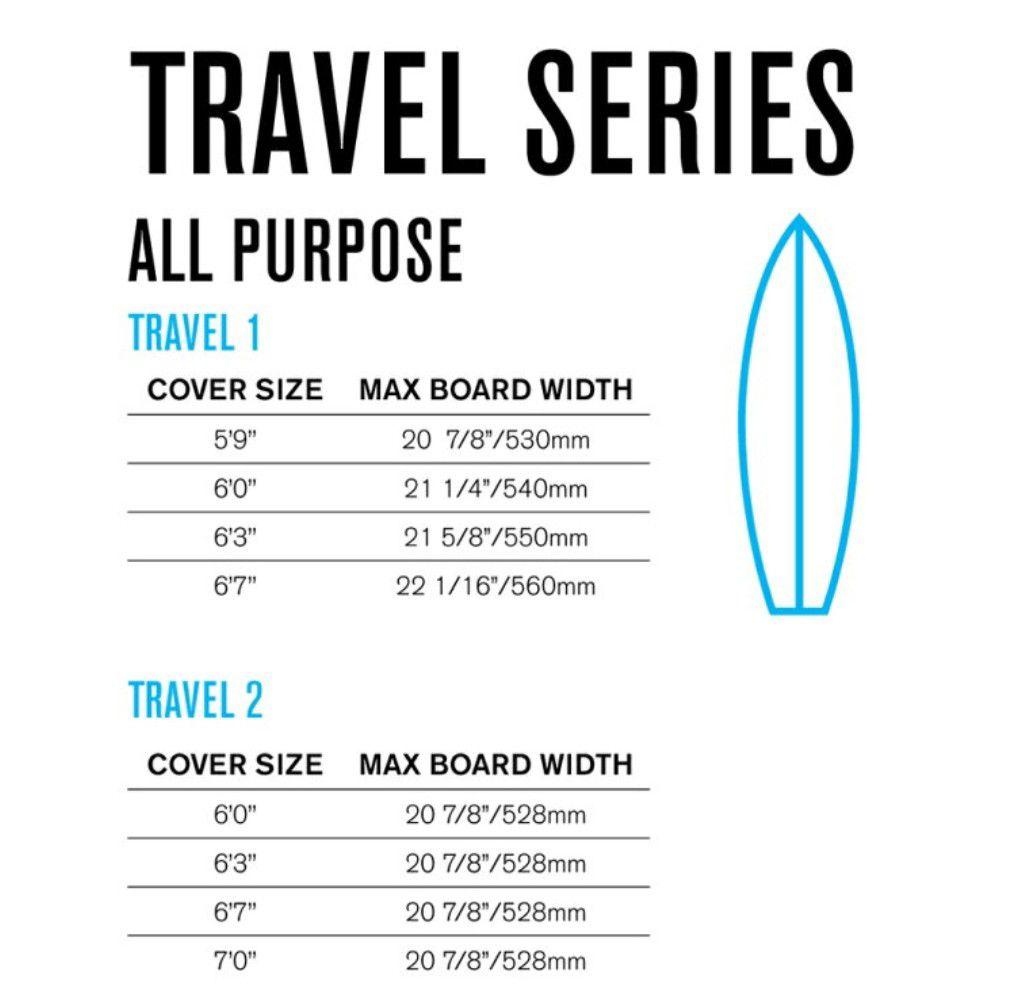 FCS TRAVEL 1 サーフボードケース 6'3\"