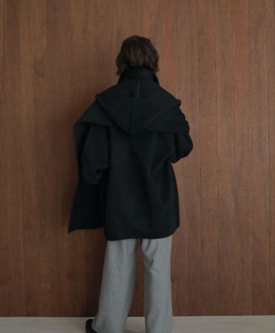 Etre Tokyo フーディーストールコクーンコート 完売商品