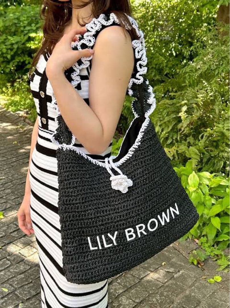 LILY BROWN×MARY QUANTペーパーラウンドフリルバッグ