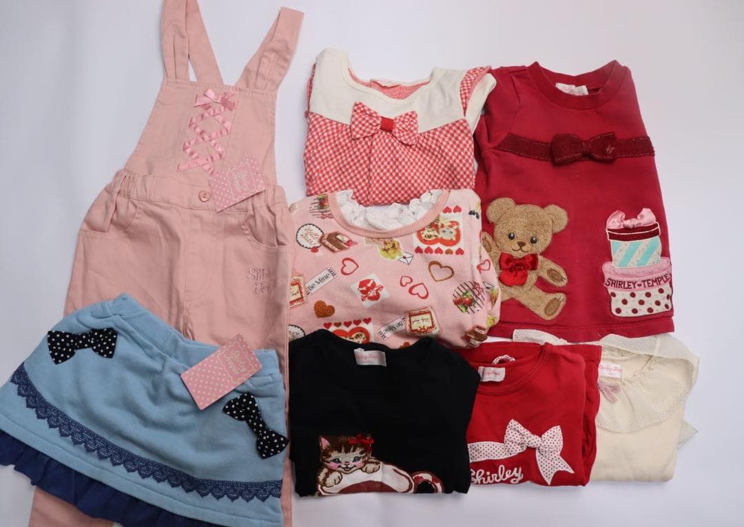 シャーリーテンプル 新品2点入 100 まとめ売り くま ねこ 8点おまとめ