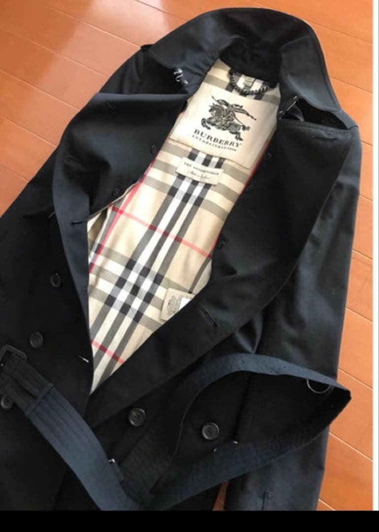 バーバリートレンチコート　黒