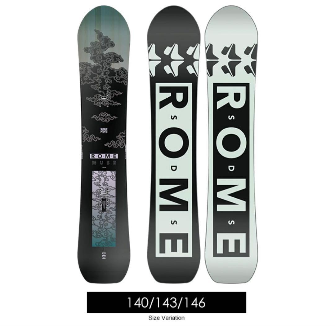 ROME MUSE スノーボード 143 23-24モデル