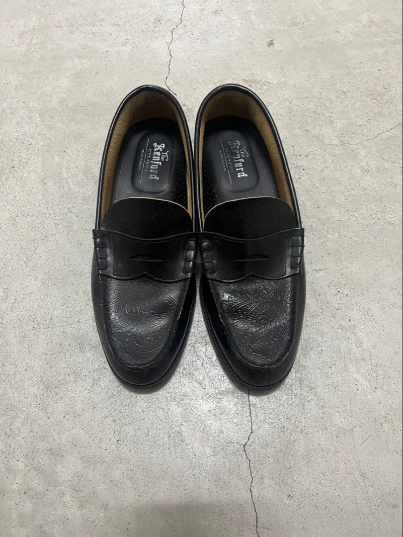 kenford ケンフォード　ペイズリー　ローファー