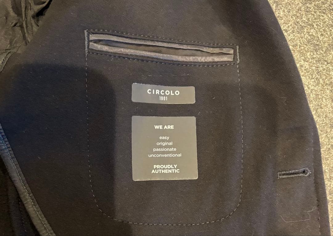 CIRCOLO チルコロ セットアップ ブラック サイズ50/48