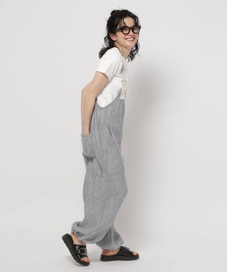 niko and… FINE リネンツイルサロペット