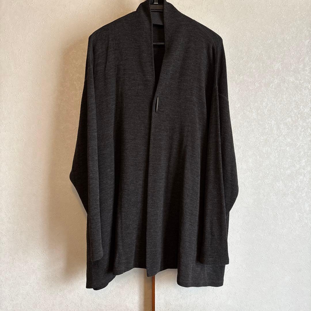 ヨーガンレールババグーリ ウール100%ロングカーディガン