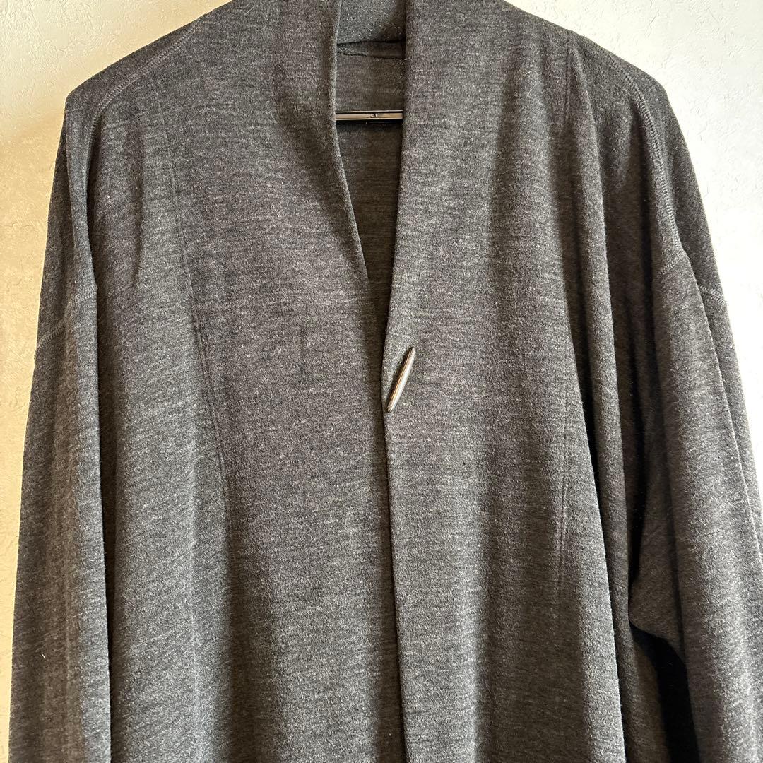 ヨーガンレールババグーリ ウール100%ロングカーディガン