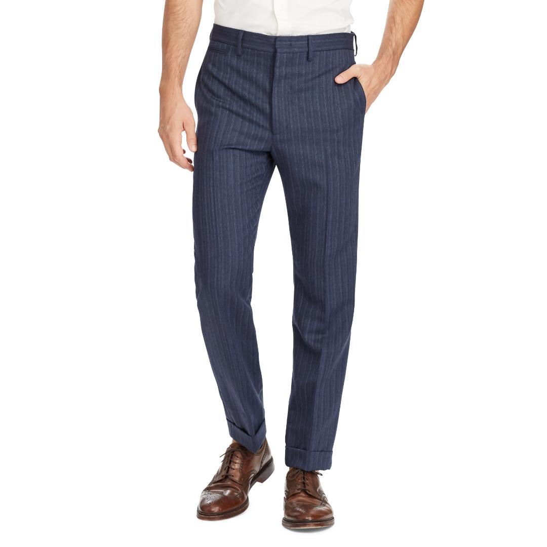 未使用 RRL ヴィンテージ 3ピース・スーツ 42 ネイビーマルチストライプ