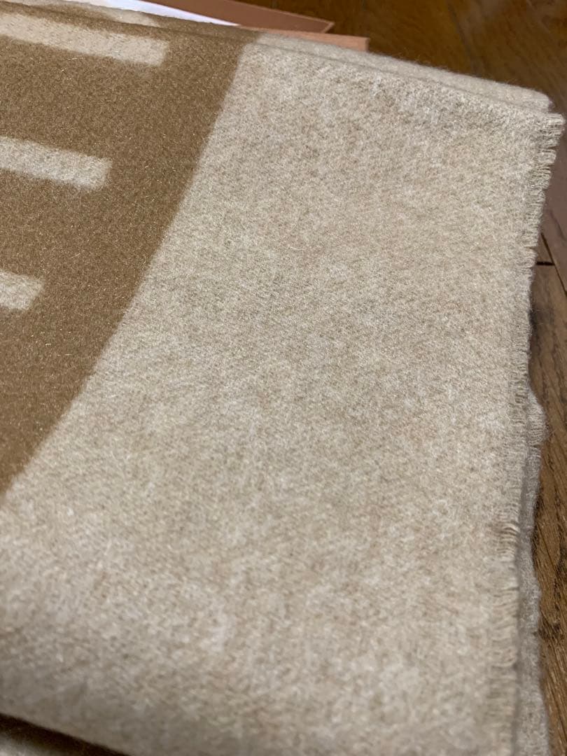 にょん　未使用級 ルイ ヴィトン エシャルプ バローダ カシミヤ100%