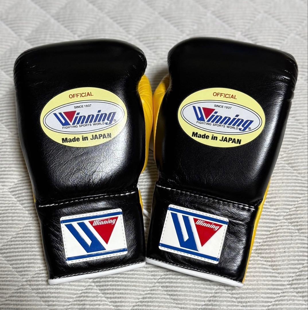 【井上尚弥】Winning ボクシンググローブ 8 oz 黒/黄