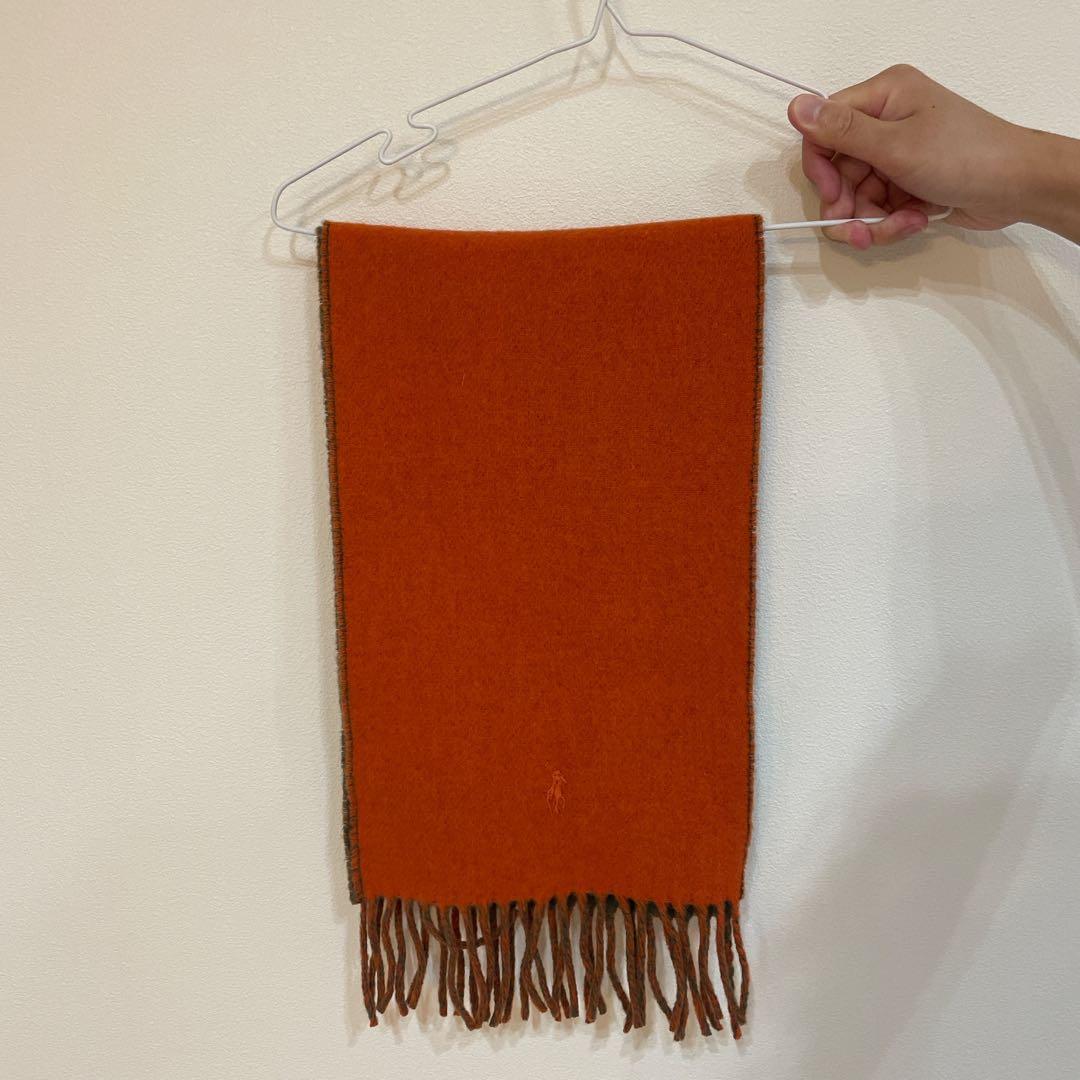 【新品】ポロ　ラルフローレン　マフラー　リバーシブル　メンズ