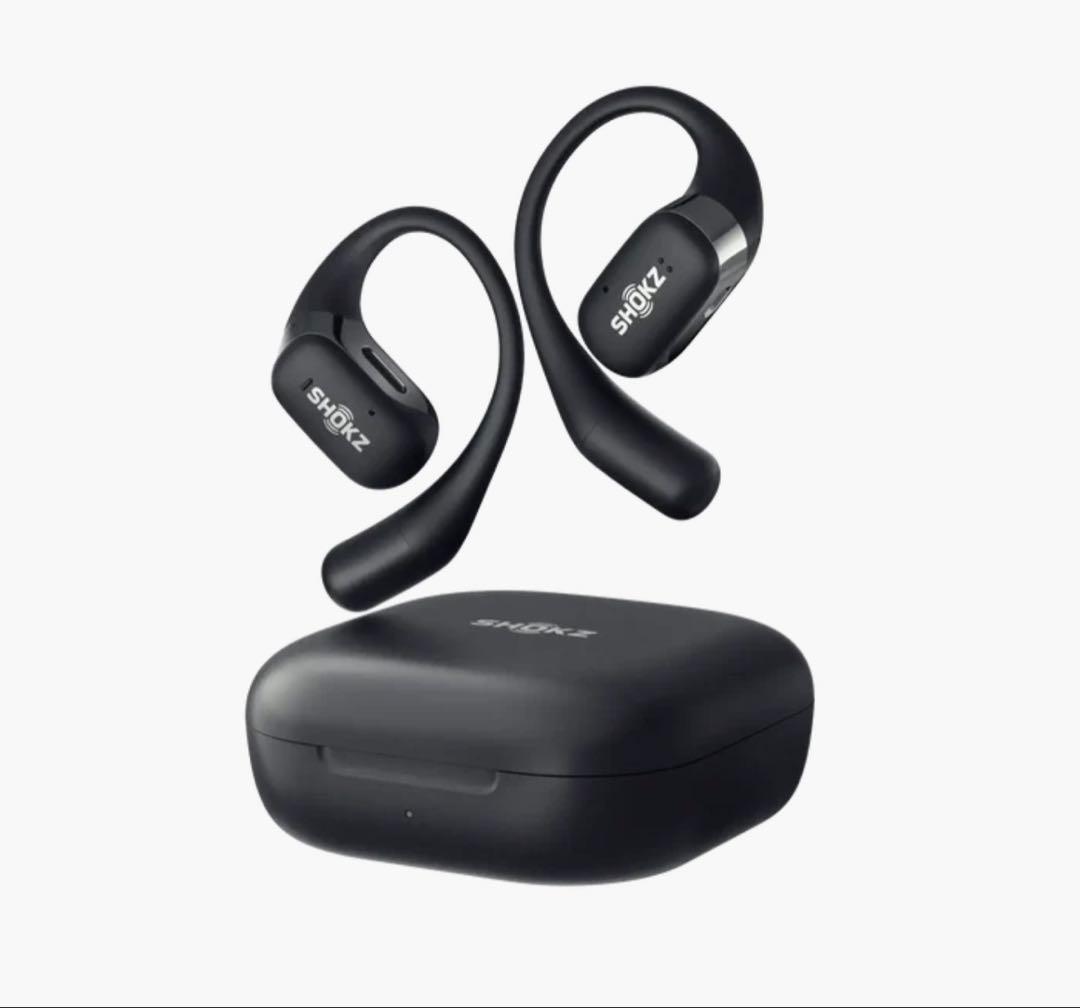 SHOKZ ワイヤレスイヤホン OPENFIT ブラック