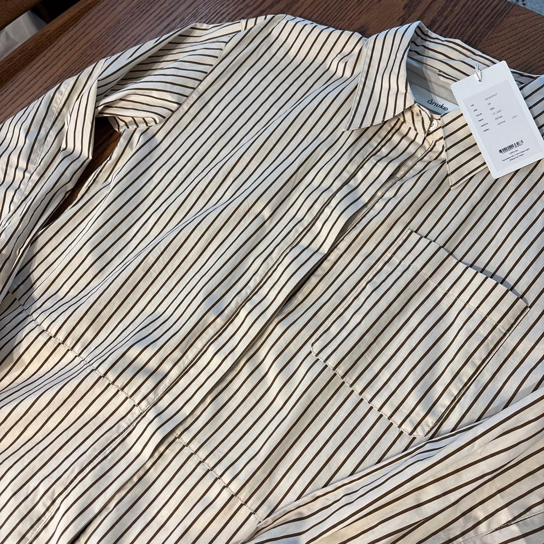 アンヌーク　anuke ストライプコンビネゾン オールインワン