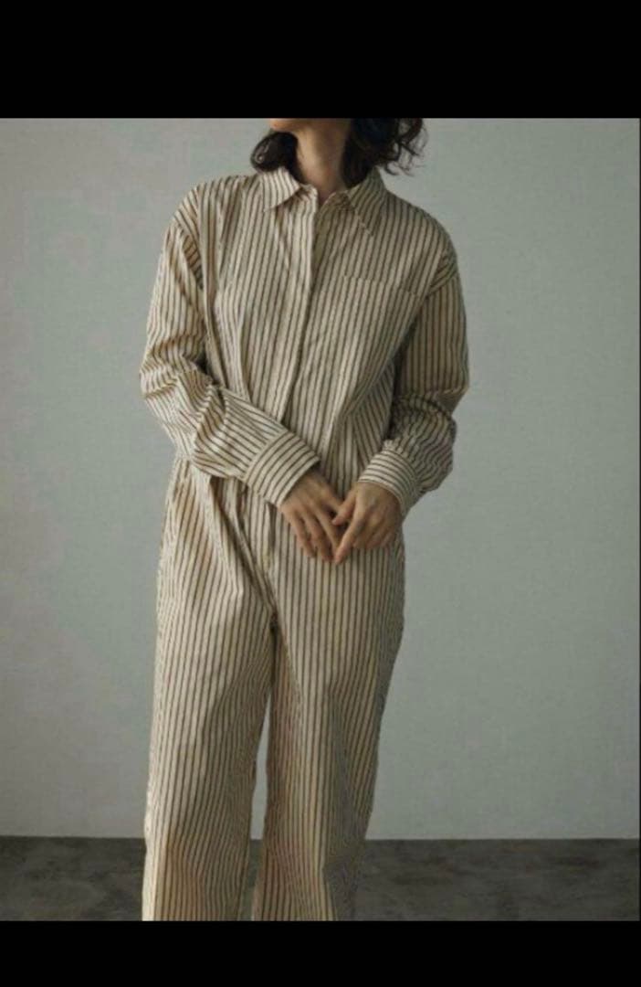 アンヌーク　anuke ストライプコンビネゾン オールインワン