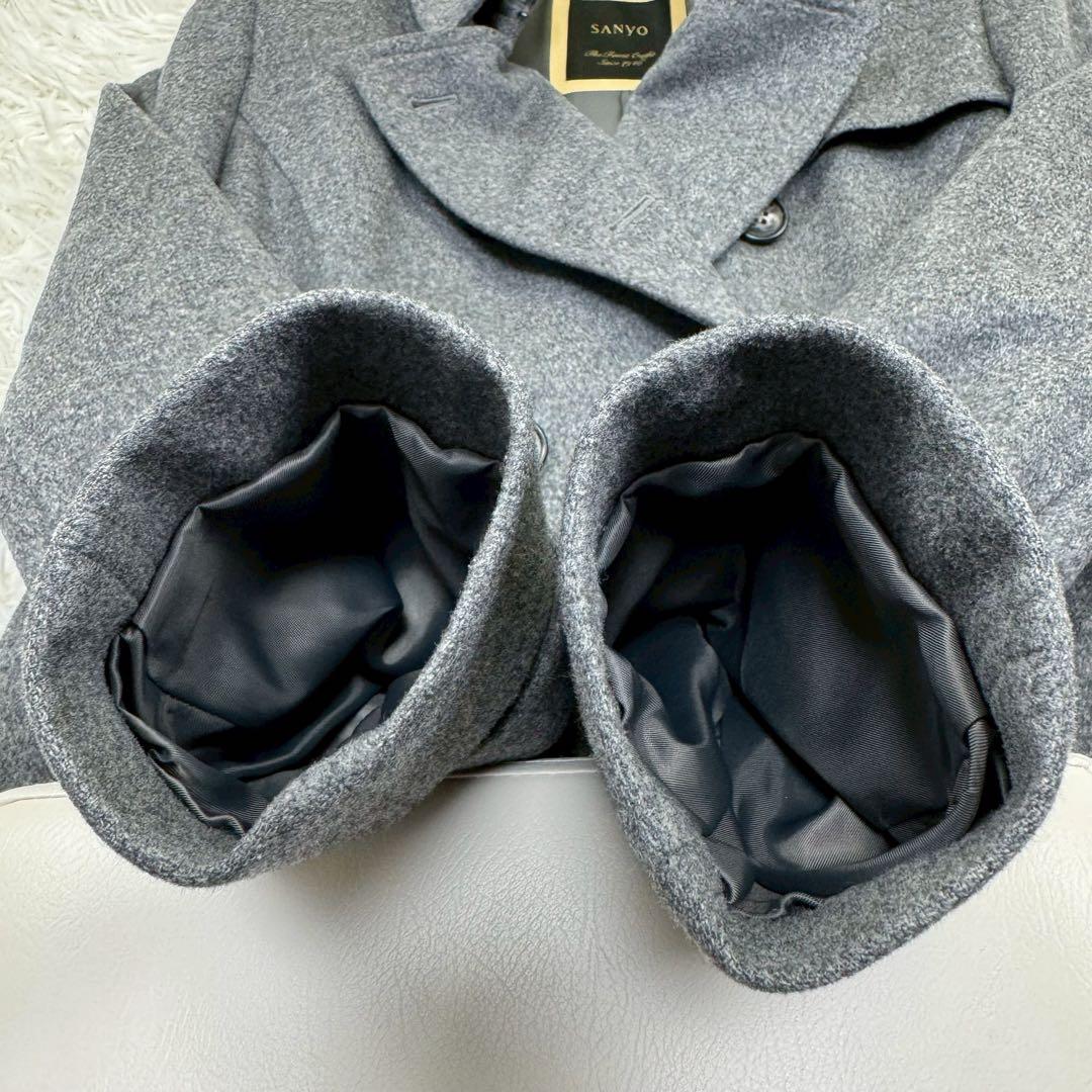 希少＊極美品✨ サンヨー　ウールトレンチコート　100年コート　40　Lサイズ