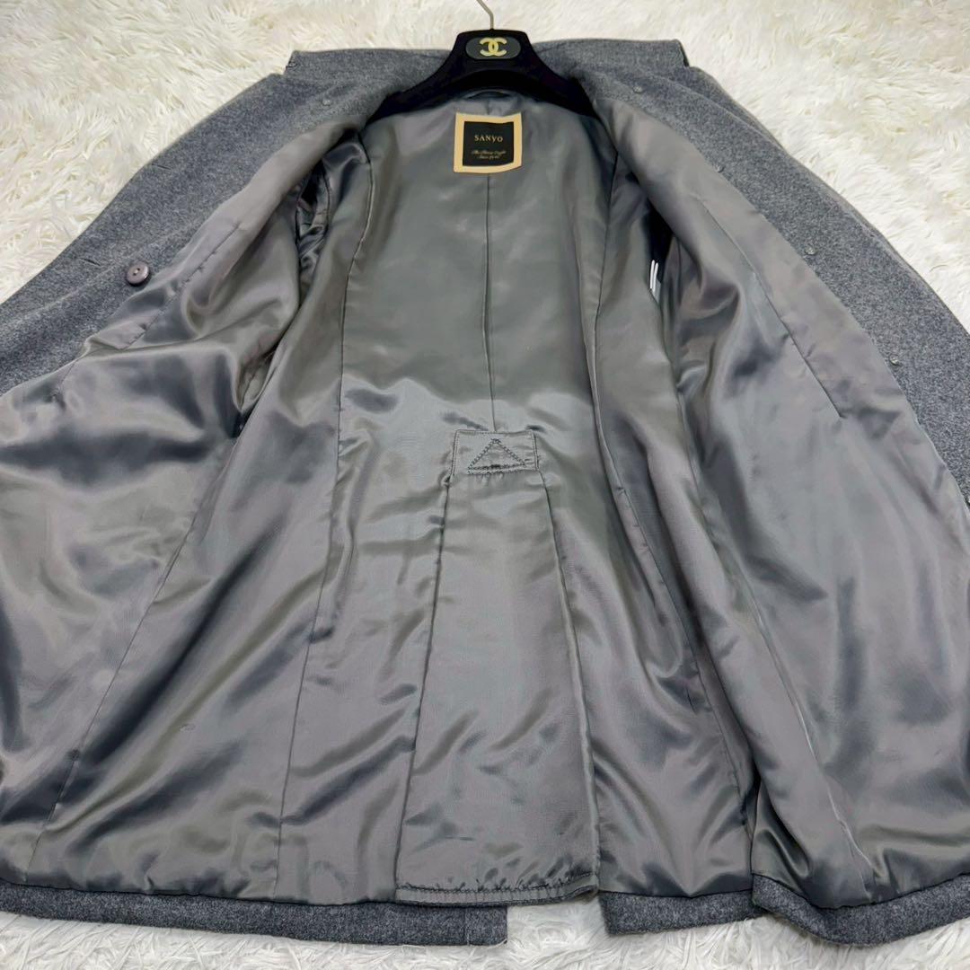 希少＊極美品✨ サンヨー　ウールトレンチコート　100年コート　40　Lサイズ