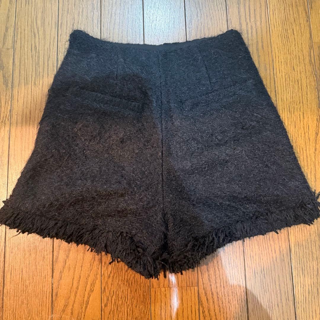 SLY FLUFFY TWEED S/PT ツイード ショートパンツ