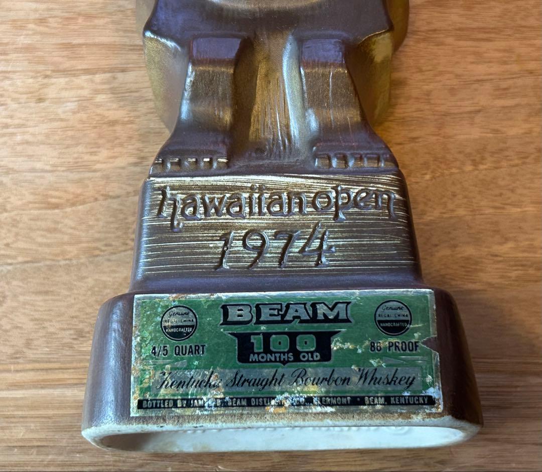 TIKI デキャンタ UNITED航空 1974 ハワイアンオープン