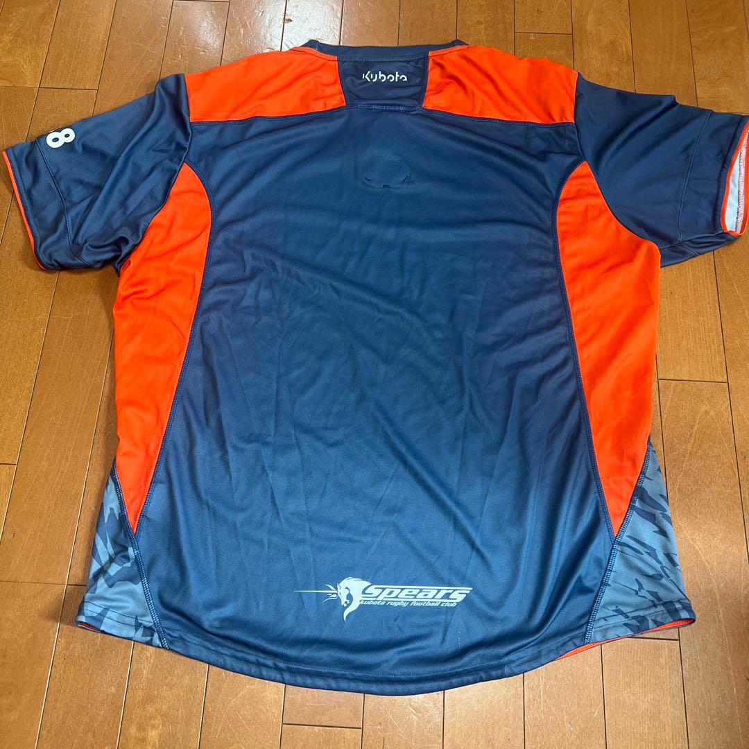 クボタスピアーズ#48マルコム選手着用練習着　5XL