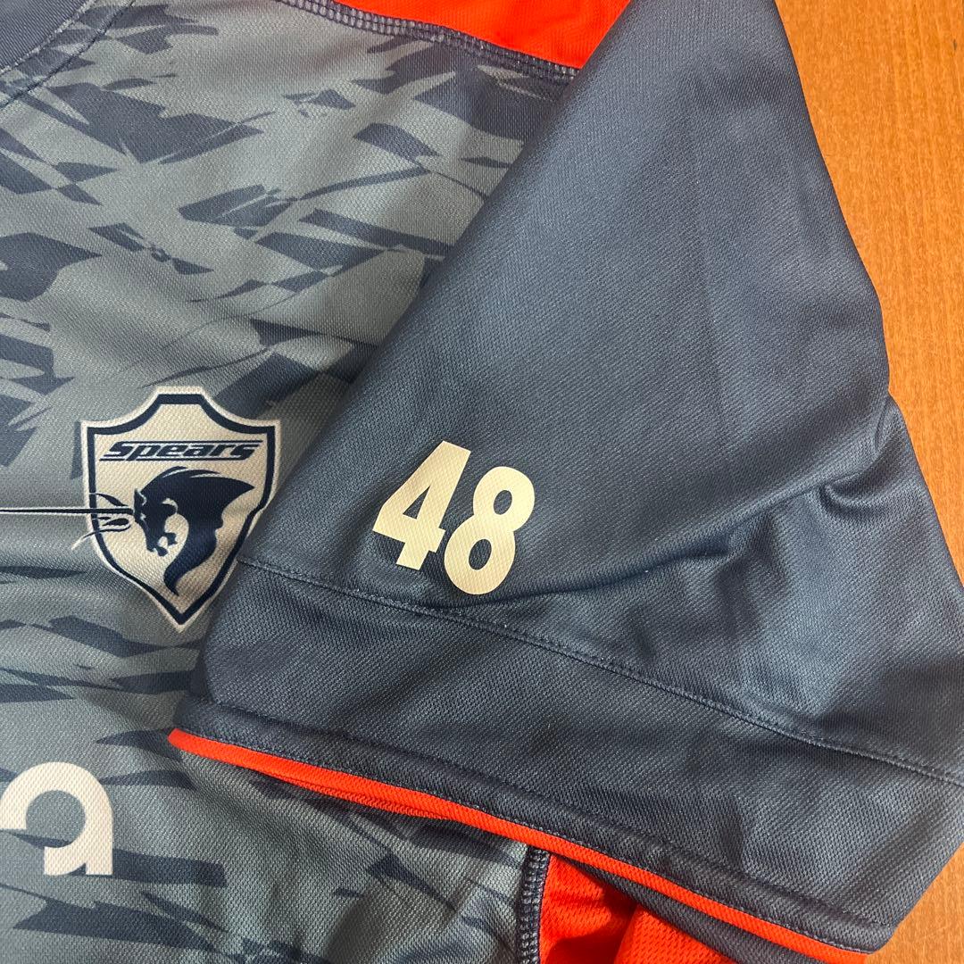 クボタスピアーズ#48マルコム選手着用練習着　5XL