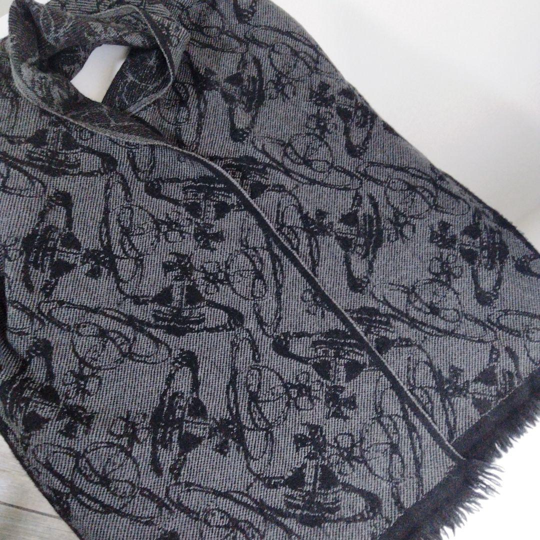 Vivienne Westwood イタリア製 ストール オーブ ロゴ総柄 廃盤