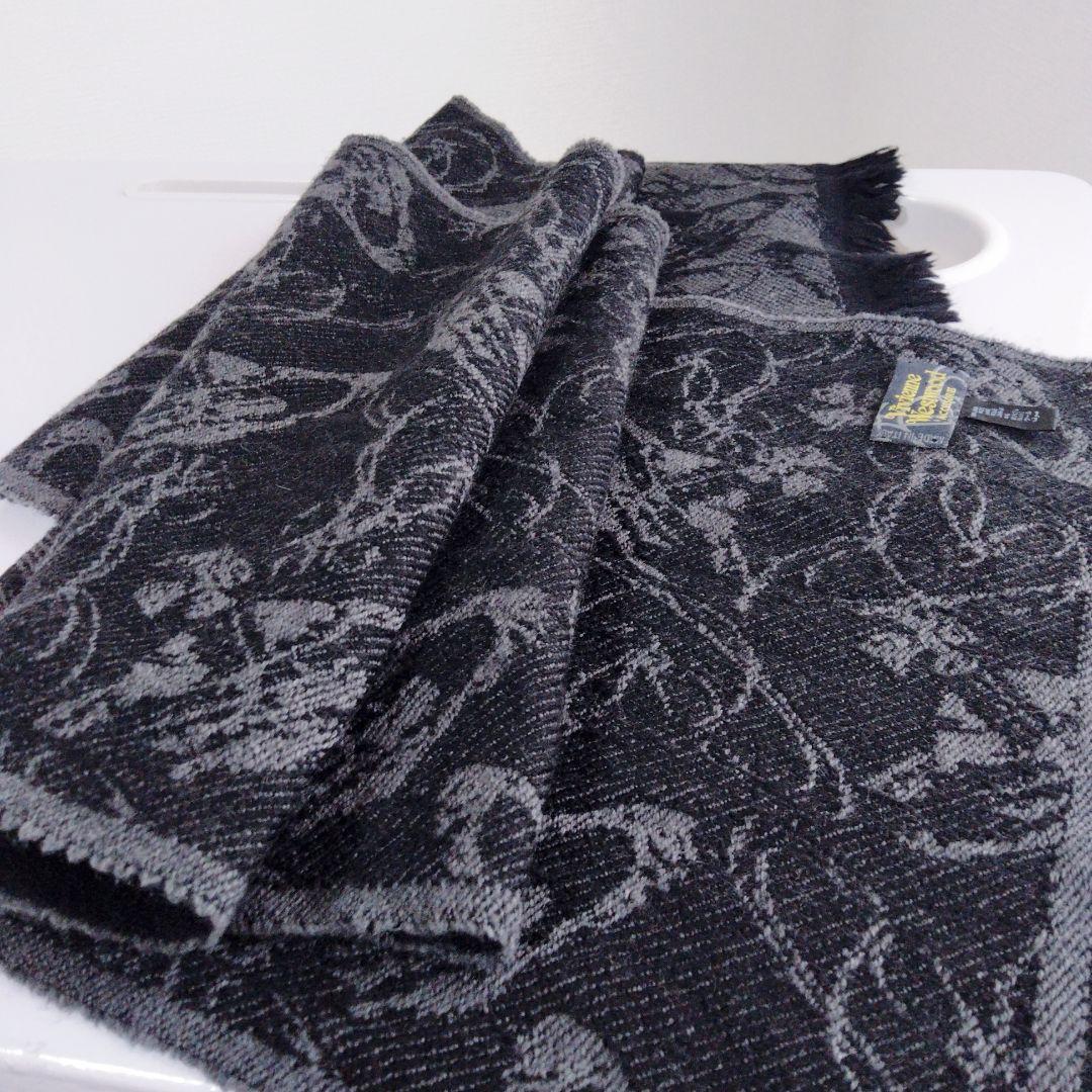 Vivienne Westwood イタリア製 ストール オーブ ロゴ総柄 廃盤